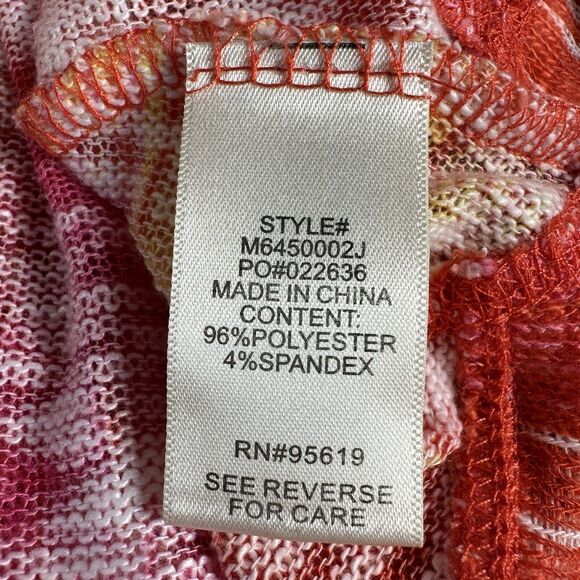 John Paul Richard Size Large Colorful Boho Open Knit Lightweight Sweater Top - Picture 8 of 9